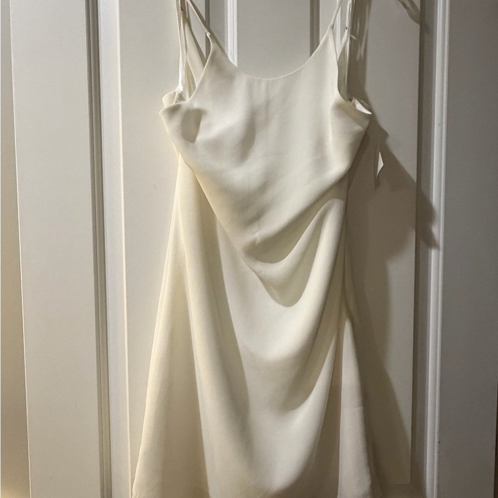 Off-White Cream Mini Dress